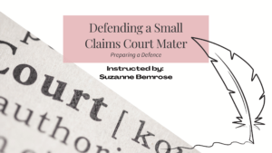 defending small court